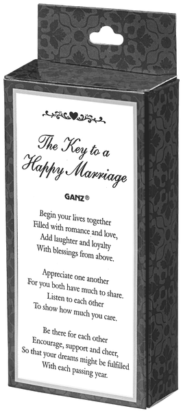 Key to a Happy Marriage Ornament