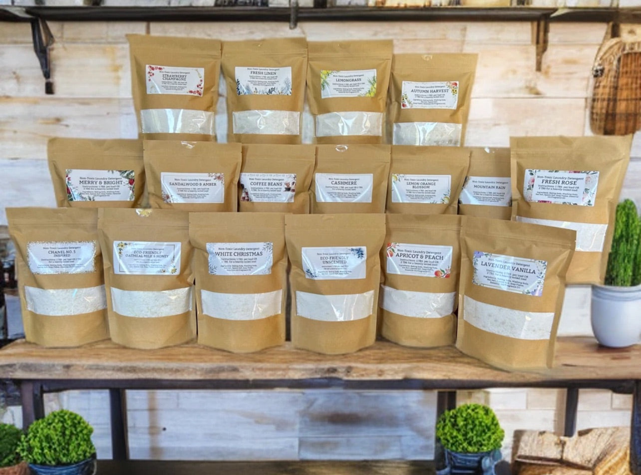 Non-Toxic Chemical Free Natural Laundry Detergent 30 Loads