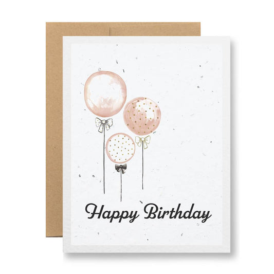 Seedy Cards - Plantable Seed Paper Greeting Card - Happy Birthday