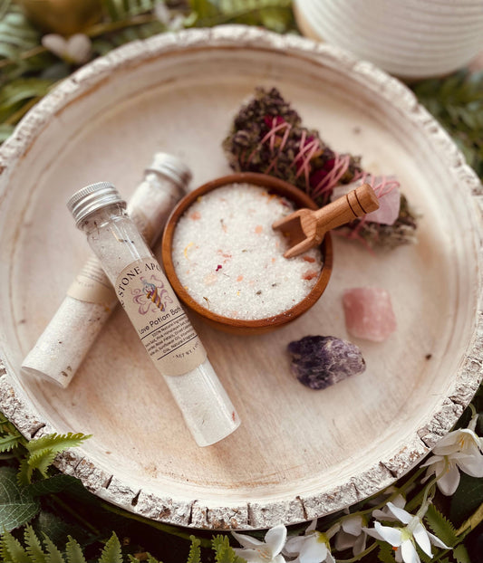 Sage & Stone Apothecary - Love Potion Herbal Bath Salt Tubes