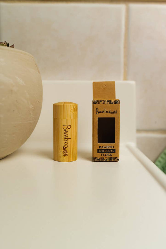 Bamboo Switch - Bamboo Floss + Bamboo Refill Dispenser