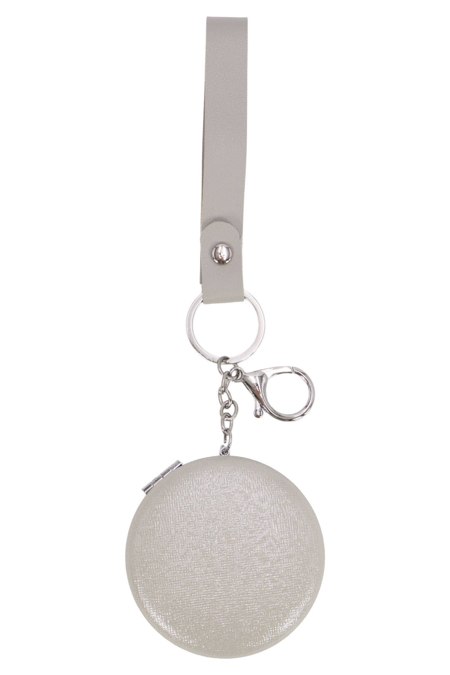 Cap Zone - Pearlescent Macaron Compact Mirror Key Chain