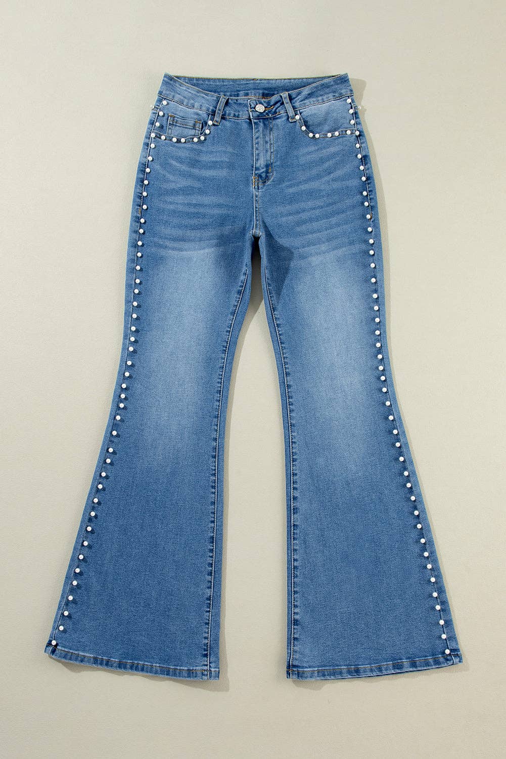 Lovesoft - Dusk Blue Pearl Boot Cut Denim Jeans