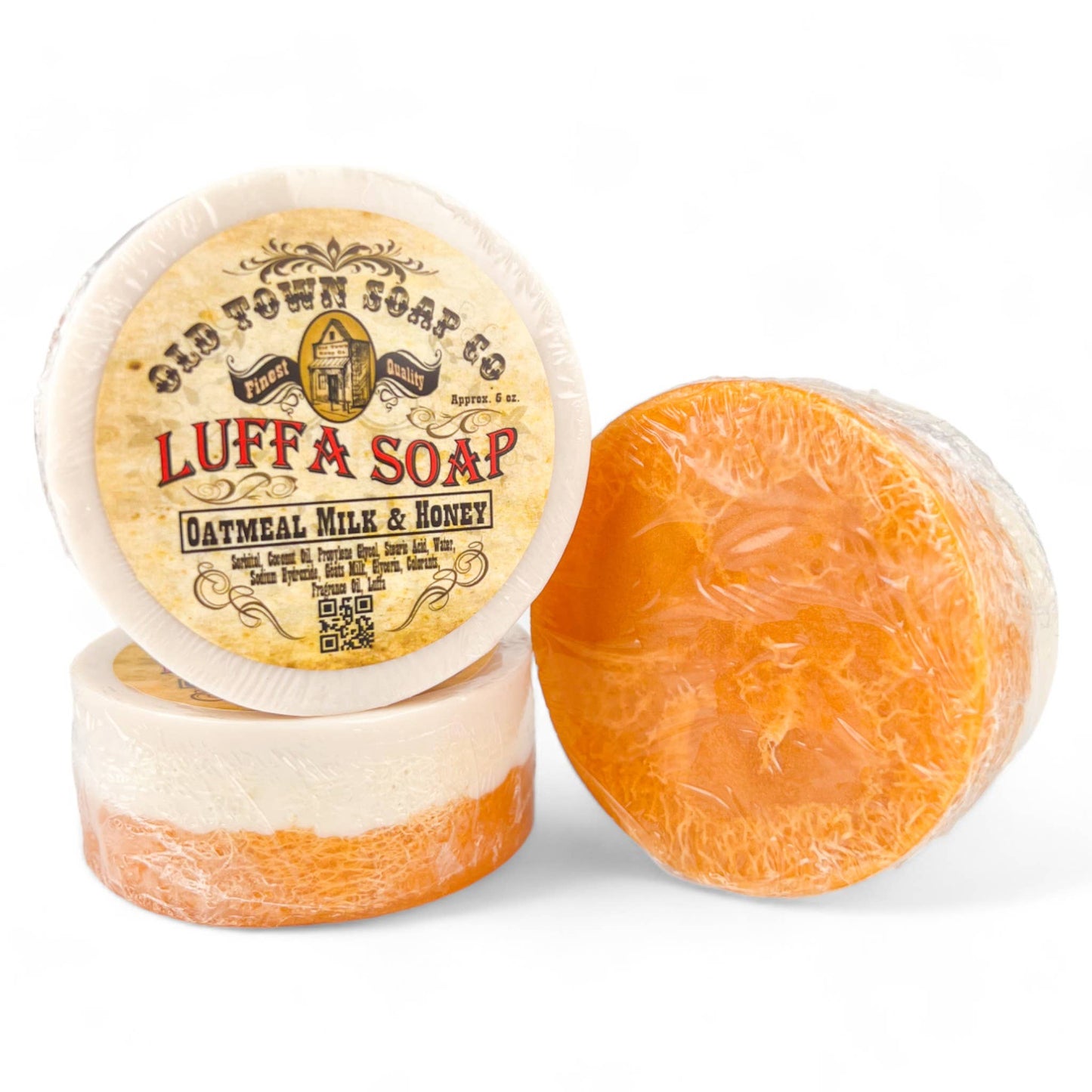 Old Town Soap Co. - Luffa Soap -Available in 19 scents -Goat's Milk Soap