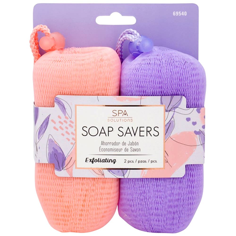 JOIA ACCESSORIES - SPA SOLUTIONS SOAP SAVER DUO LAVENDER PEACH, 69540