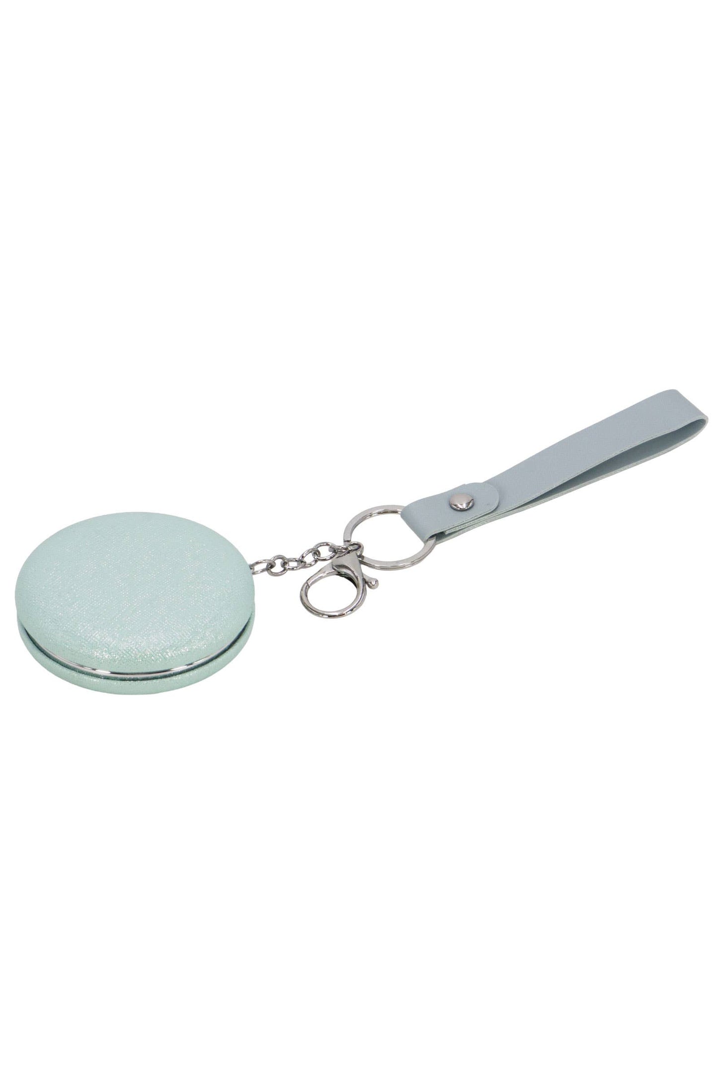 Cap Zone - Pearlescent Macaron Compact Mirror Key Chain