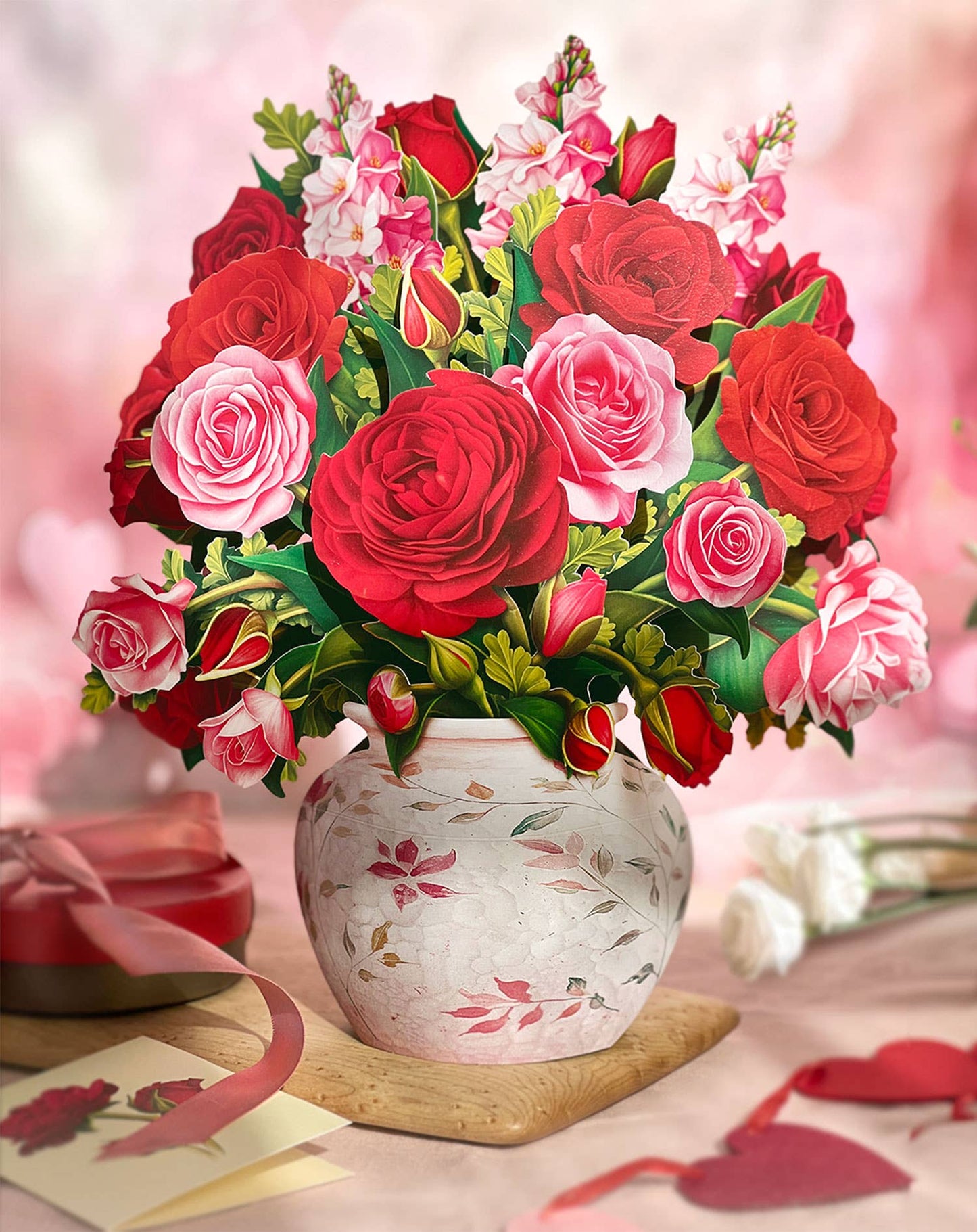 FreshCut Paper LLC - Blooming Roses (Pop-up Greeting Cards)