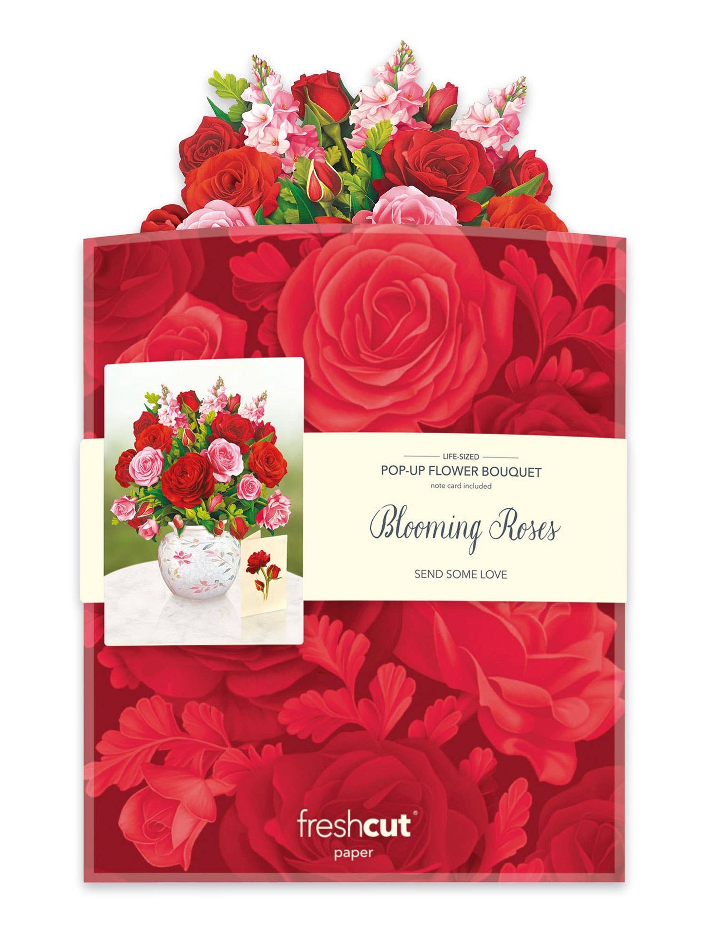 FreshCut Paper LLC - Blooming Roses (Pop-up Greeting Cards)