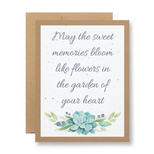 Seedy Cards - Plantable Seed Paper Greeting Card - ...bloom like flowers