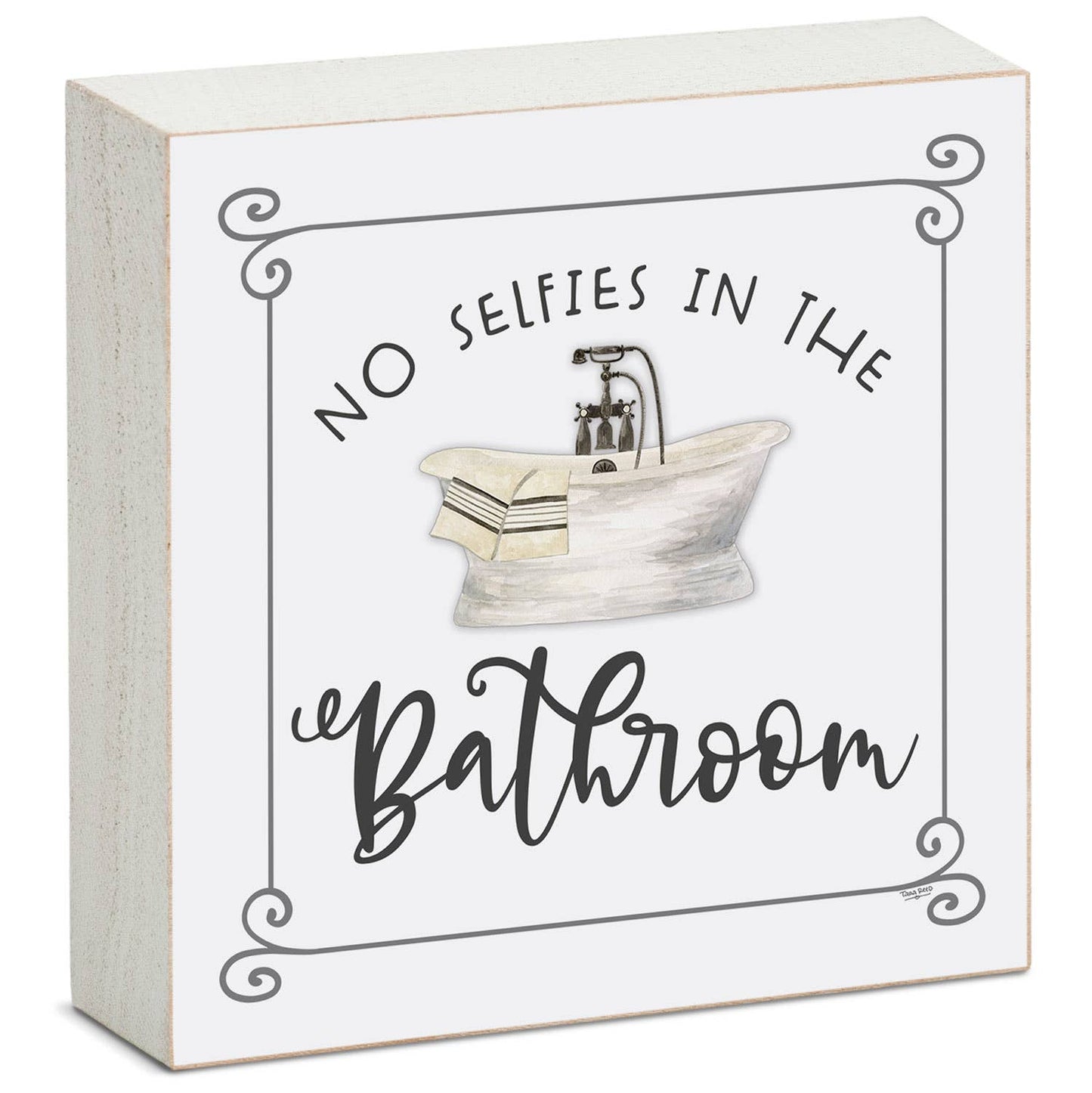 CounterArt/Highland Home/Thirstystone/CoasterStone - "Bathroom Humor" Pre-Pack Wood Block Sign Display