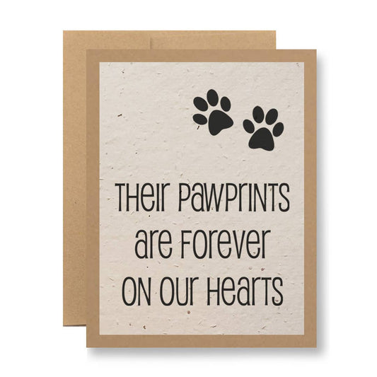 Seedy Cards - Plantable Seed Paper Greeting Card - ..forever on our hearts