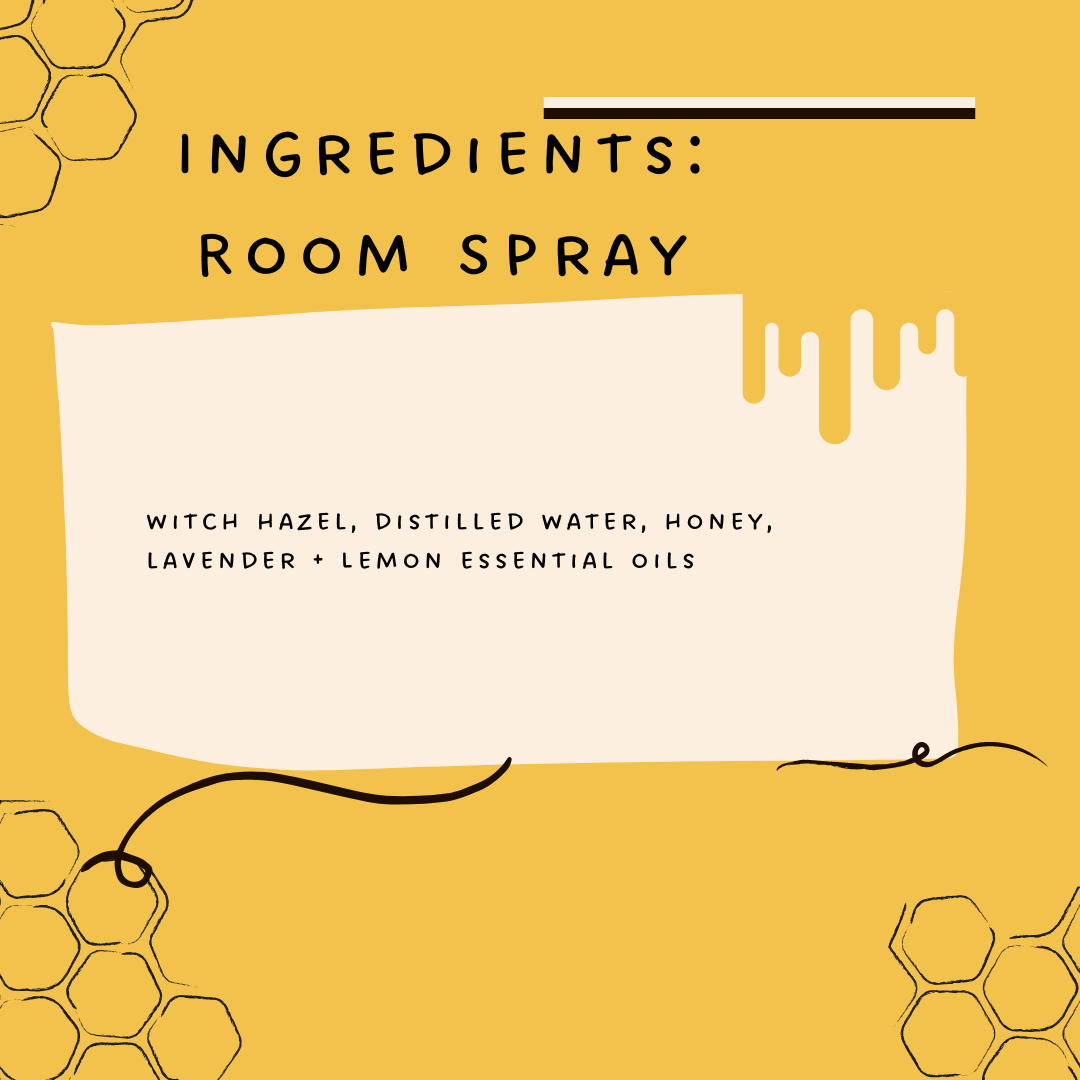 Sister Bees LLC - ROOM SPRAY (lavender, lemon + a touch of honey)