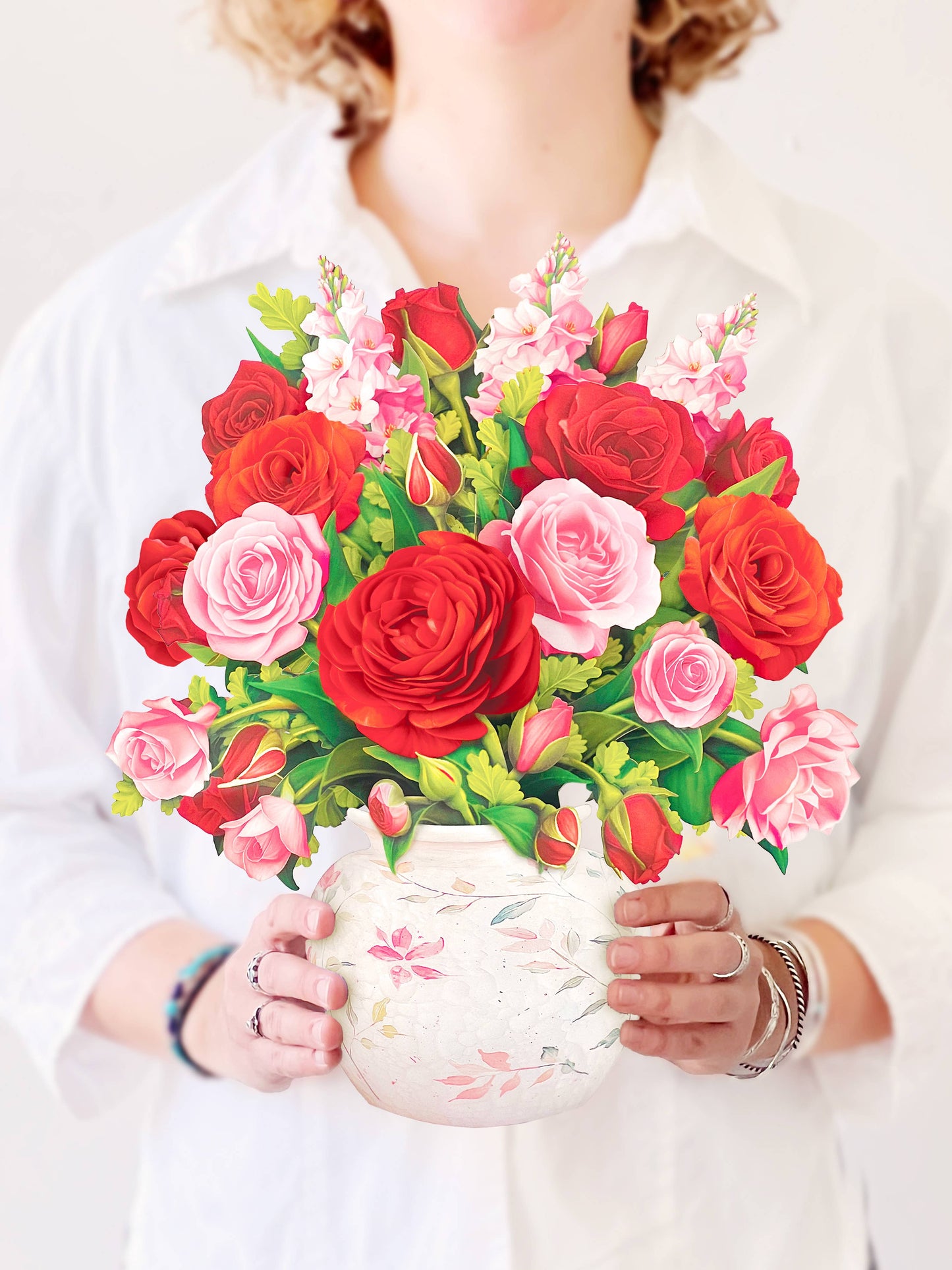FreshCut Paper LLC - Blooming Roses (Pop-up Greeting Cards)