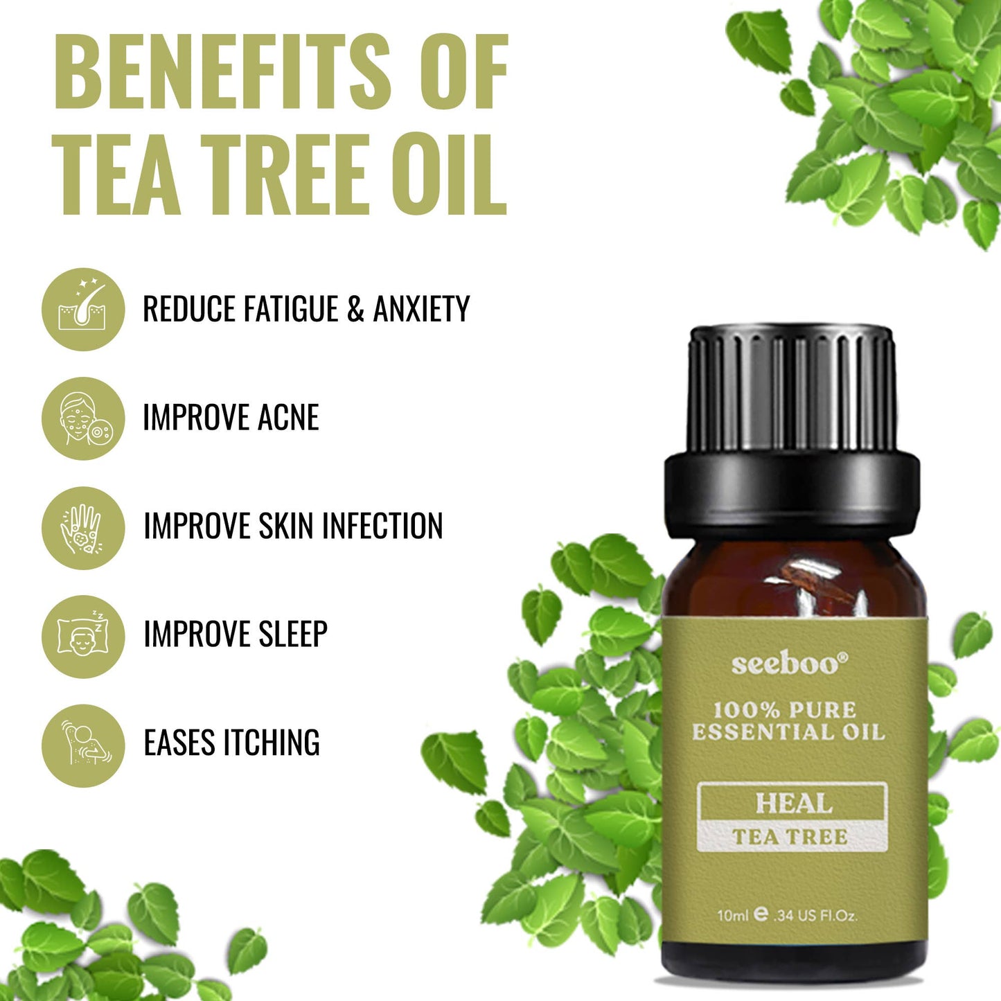 The American Gift Company (TAGCO) - 100% PURE THERAPEUTIC GRADE ESSENTIAL OIL - TEA TREE