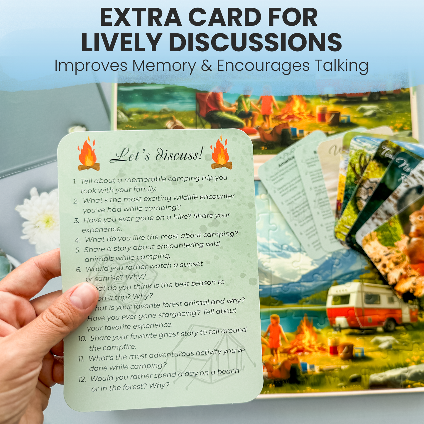 QUOKKA - Dementia 60pc Puzzles for Elderly with cards | 3xSET