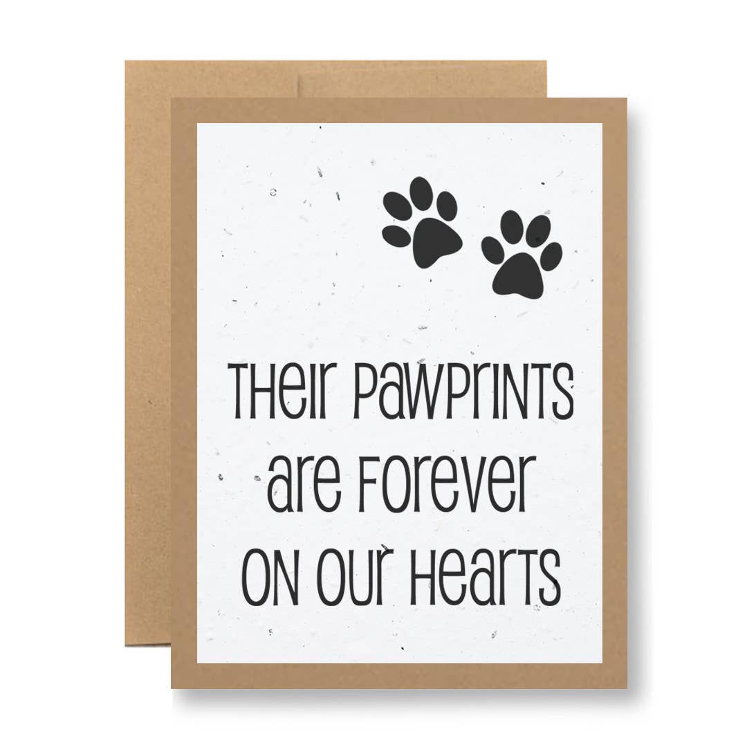 Seedy Cards - Plantable Seed Paper Greeting Card - ..forever on our hearts