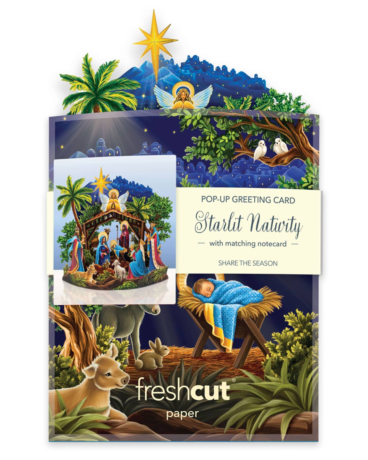 FreshCut Paper LLC - Mini Nativity (Mini Pop-up Greeting Cards)