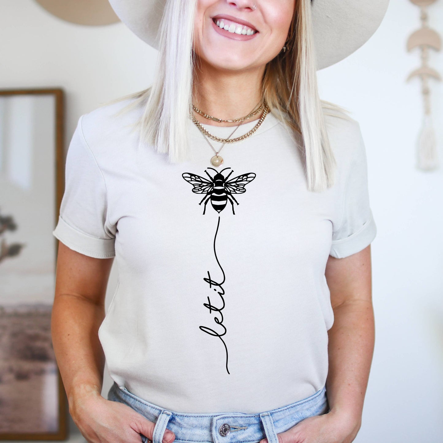 Humm & Willow - Let it Bee Shirt - Cute Bee Shirt - Boutique Bestseller