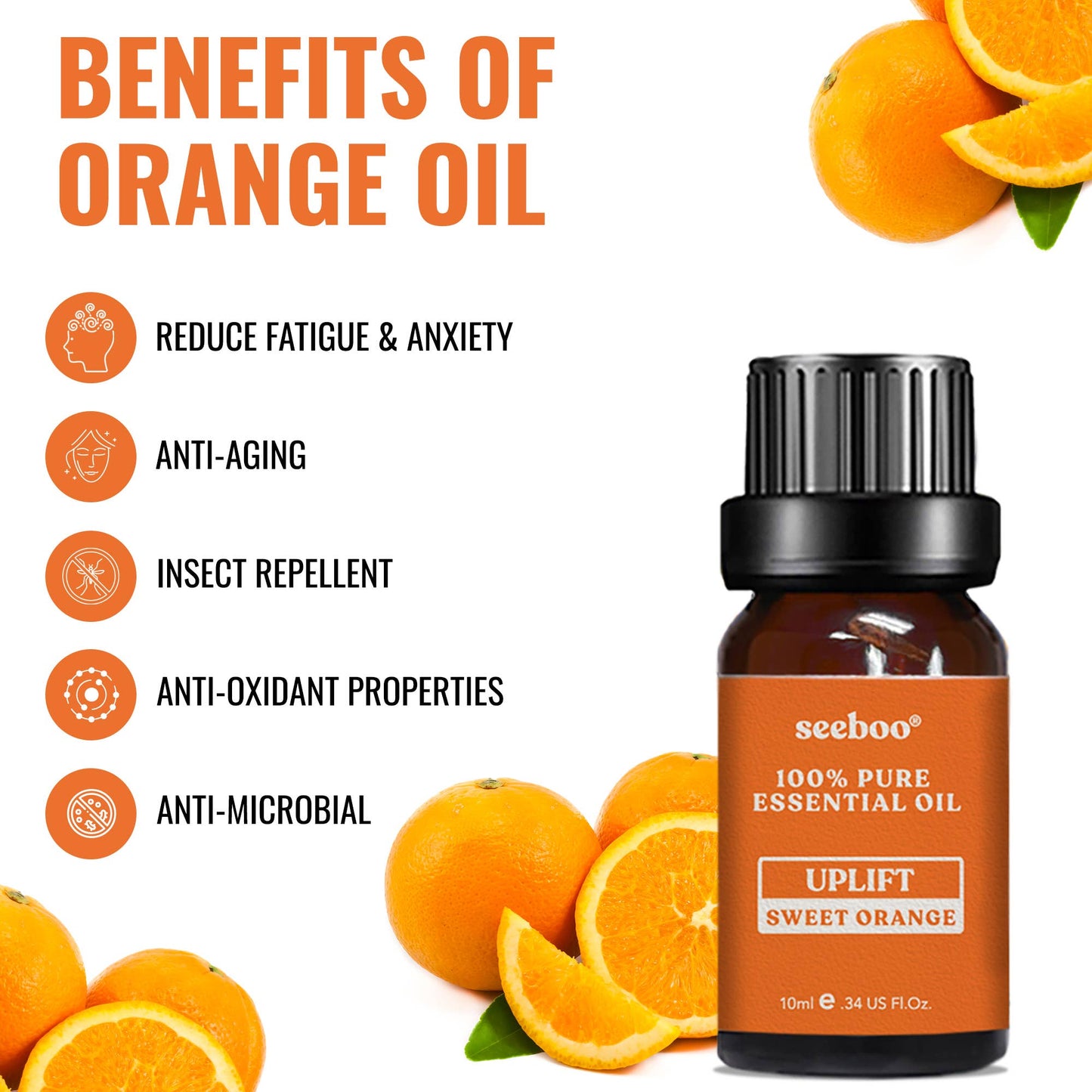 The American Gift Company (TAGCO) - 100% PURE THERAPEUTIC GRADE ESSENTIAL OIL - SWEET ORANGE