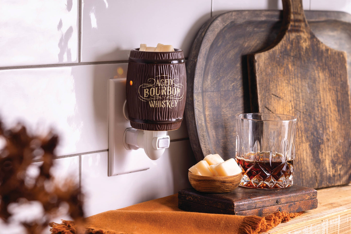 Candle Warmers Etc. - Bourbon Barrel Pluggable Fragrance Warmer