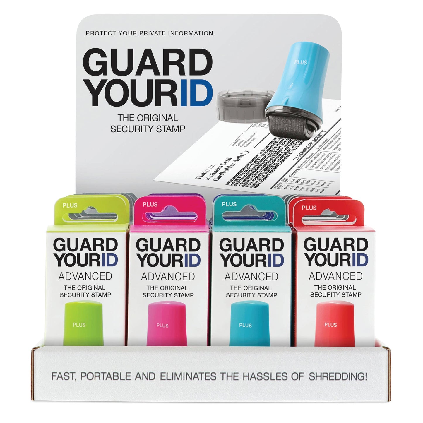 PLUS CORPORATION OF AMERICA - Guard Your ID Advanced Regular Roller. Color will be random.