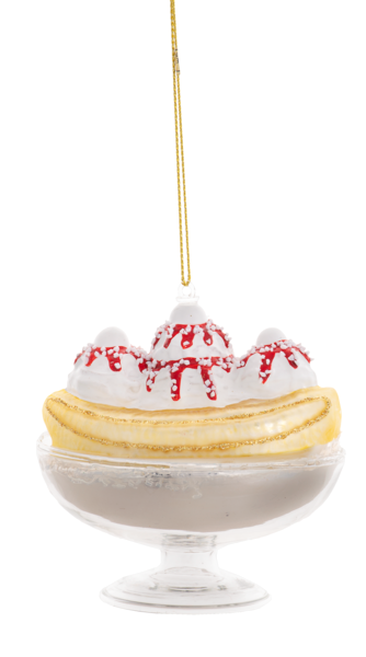 Banana Split Ornament