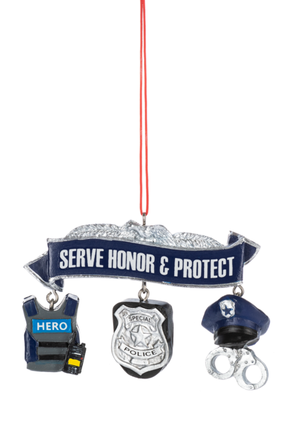 Ornament, Serve Honor Protect