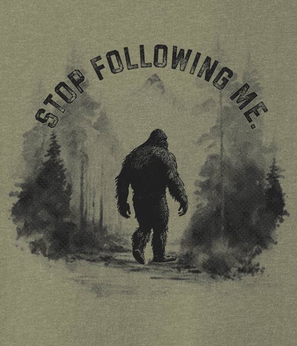 Mason Jar Label - Stop Following Me