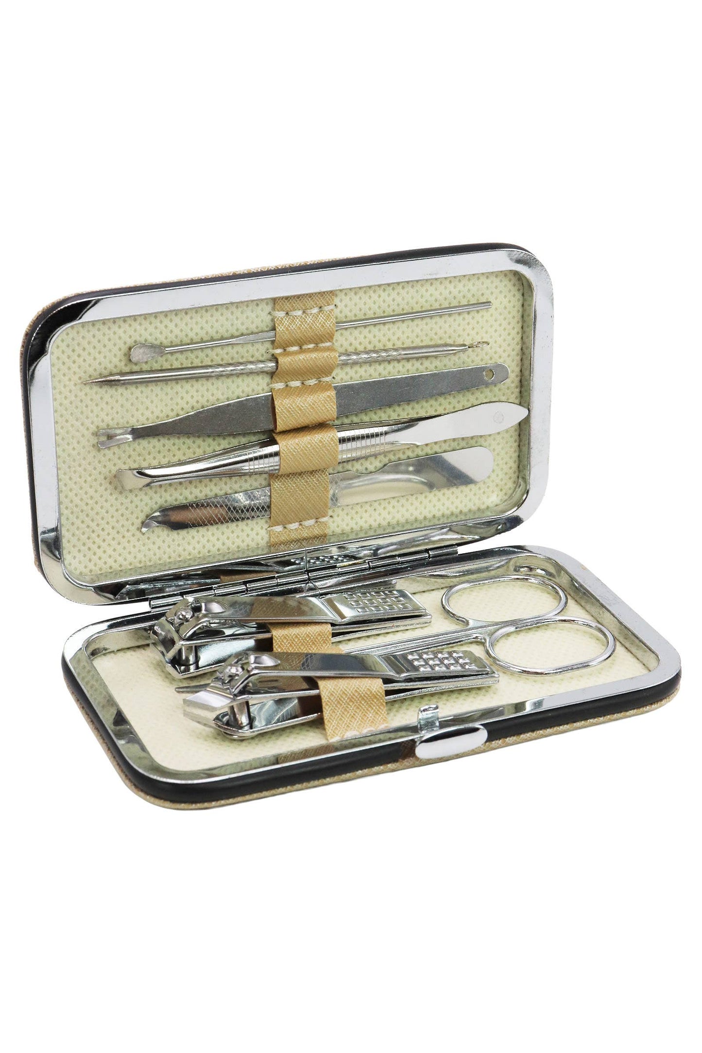 Cap Zone - 8 Pcs Solid Stainless Steel Nailcare Kit Set