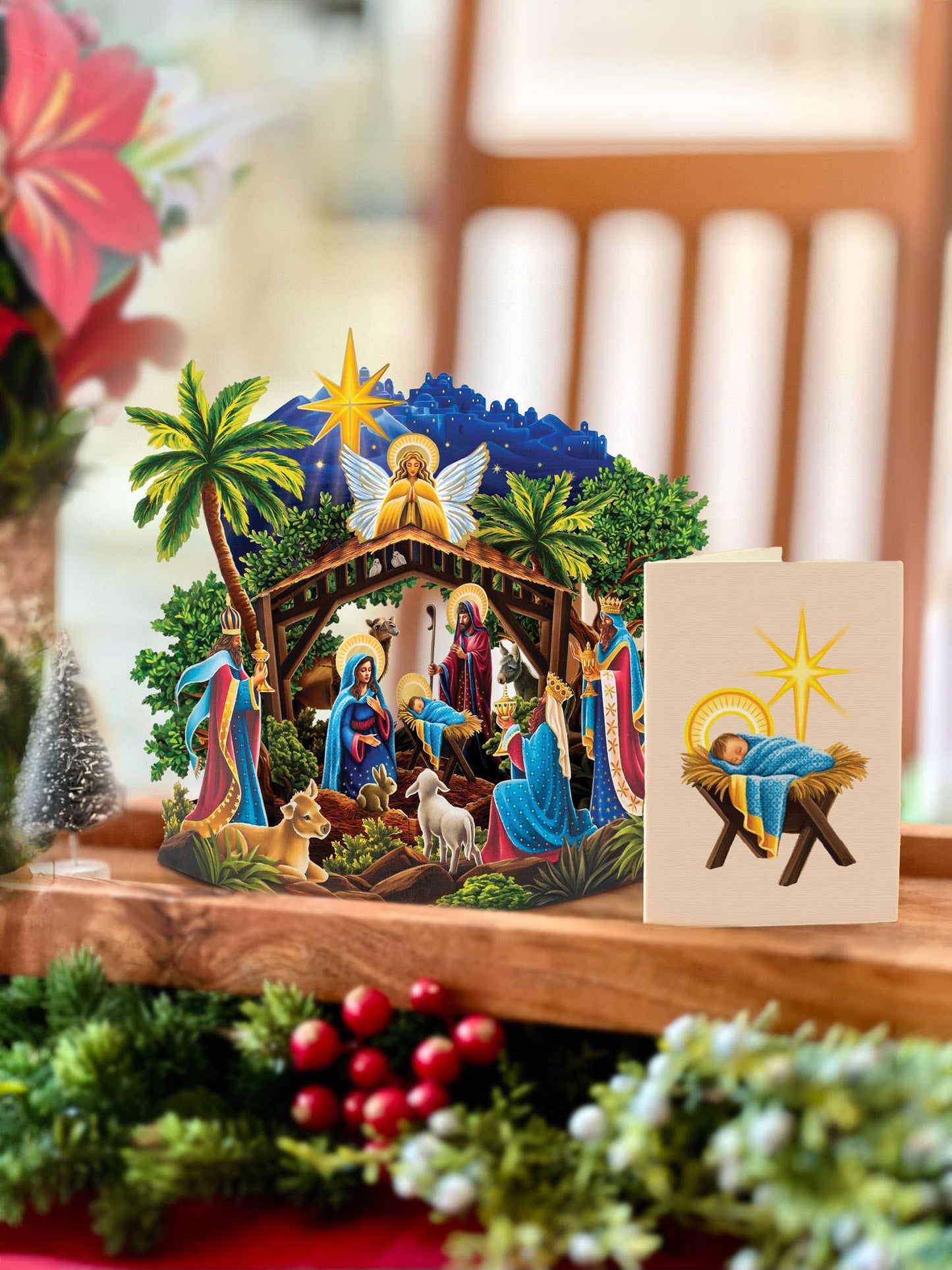 FreshCut Paper LLC - Mini Nativity (Mini Pop-up Greeting Cards)