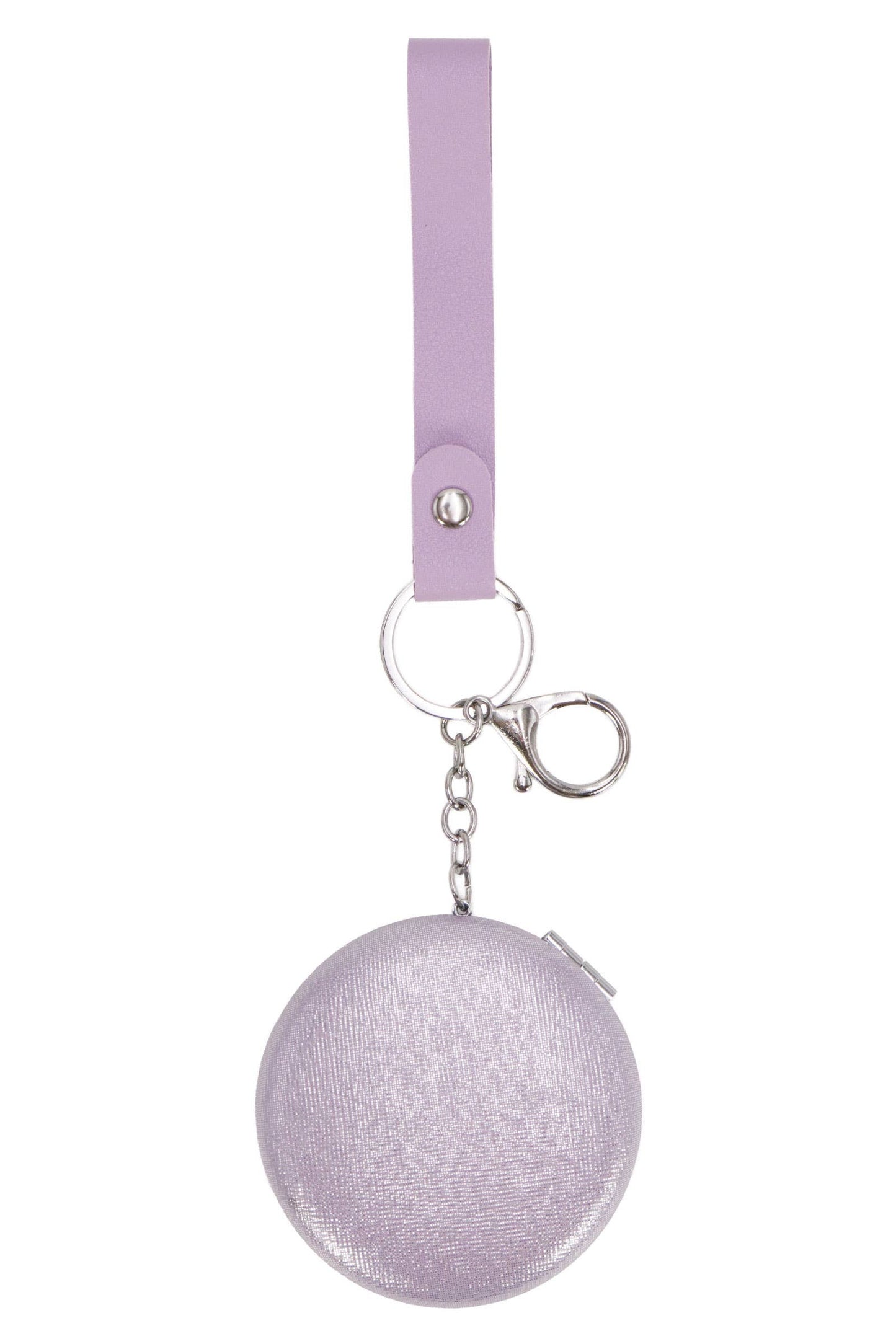 Cap Zone - Pearlescent Macaron Compact Mirror Key Chain