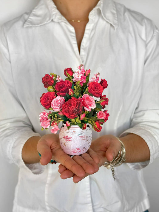 FreshCut Paper LLC - Mini Blooming Roses (Pop-up Greeting Cards)