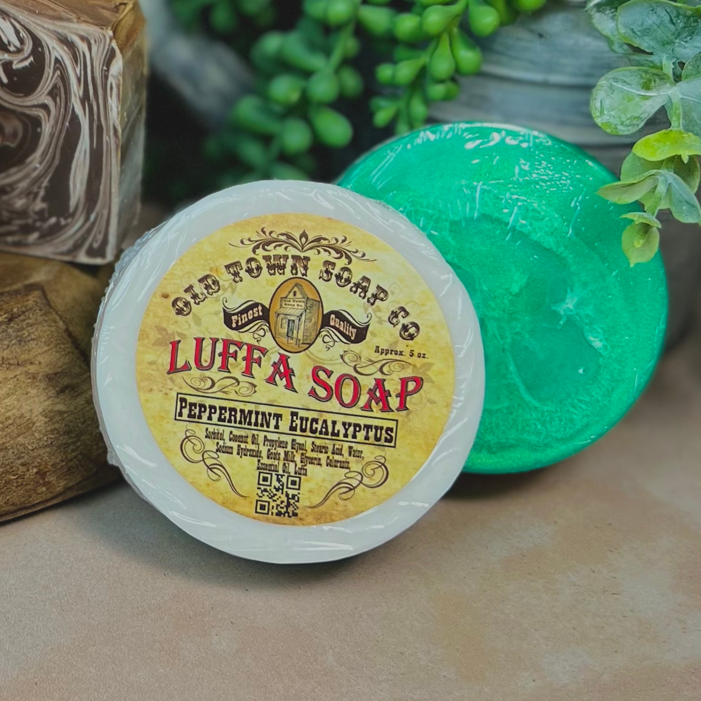 Old Town Soap Co. - Luffa Soap -Available in 19 scents -Goat's Milk Soap