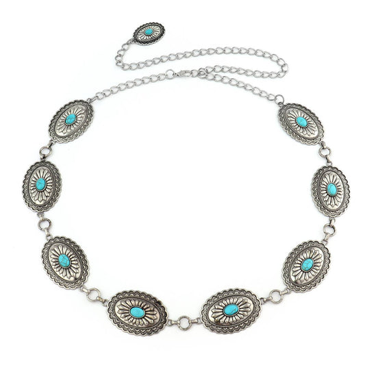 Nativo - Antique SILVER with Turquoise