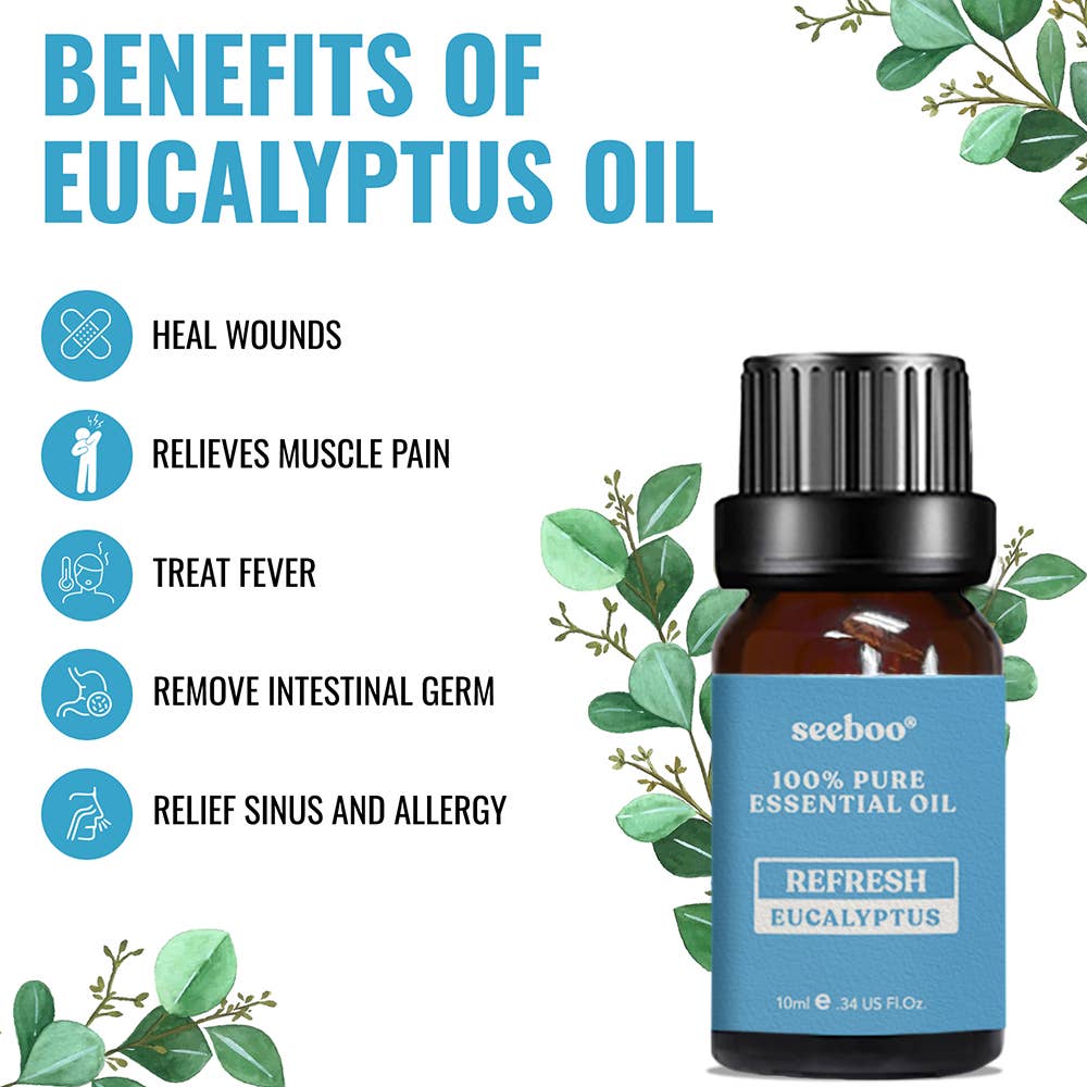 The American Gift Company (TAGCO) - 100% PURE THERAPEUTIC GRADE ESSENTIAL OIL - EUCALYPTUS