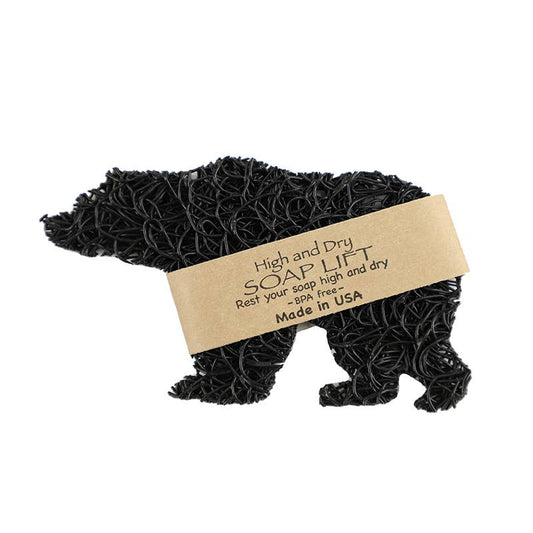 Soap Lift - Bear Soap Lift Soap Saver - Black