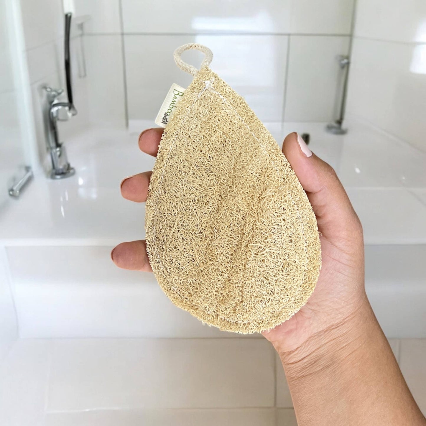 Bamboo Switch - Large Exfoliating Loofah | Teardrop | Wellness Bestseller