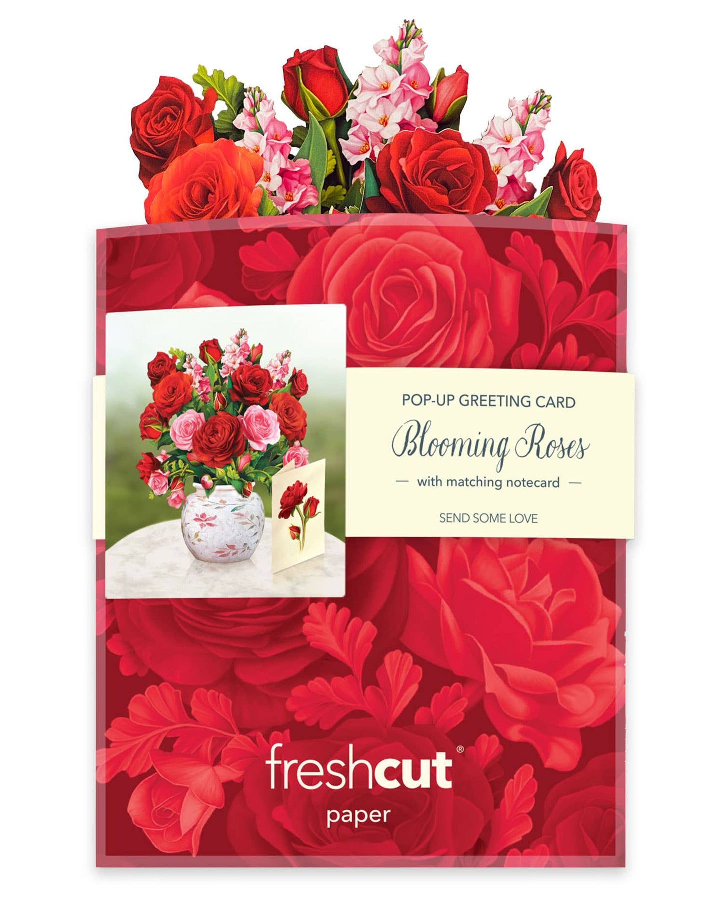 FreshCut Paper LLC - Mini Blooming Roses (Pop-up Greeting Cards)