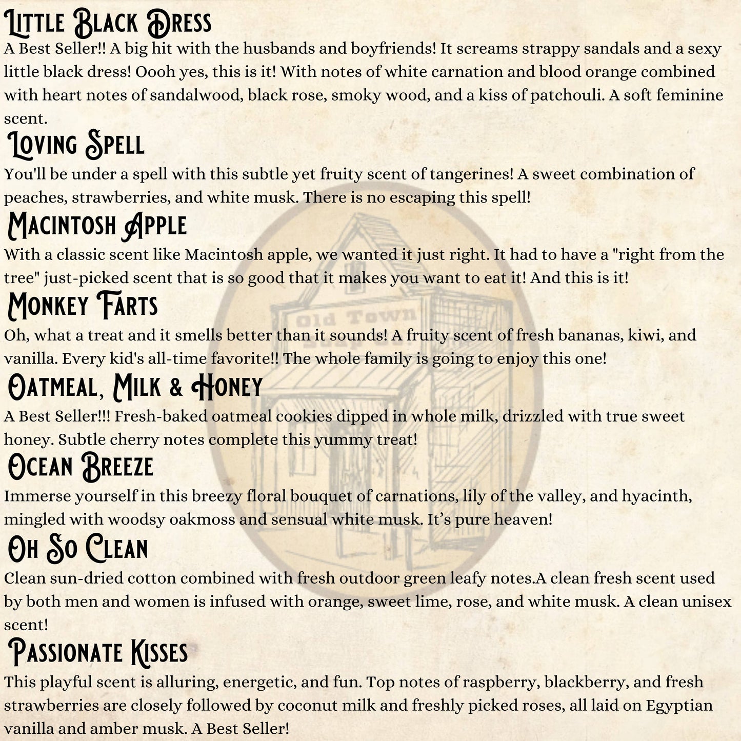 Old Town Soap Co. - Handmade Bar Soap -Available in 22 Scents -Best Seller!