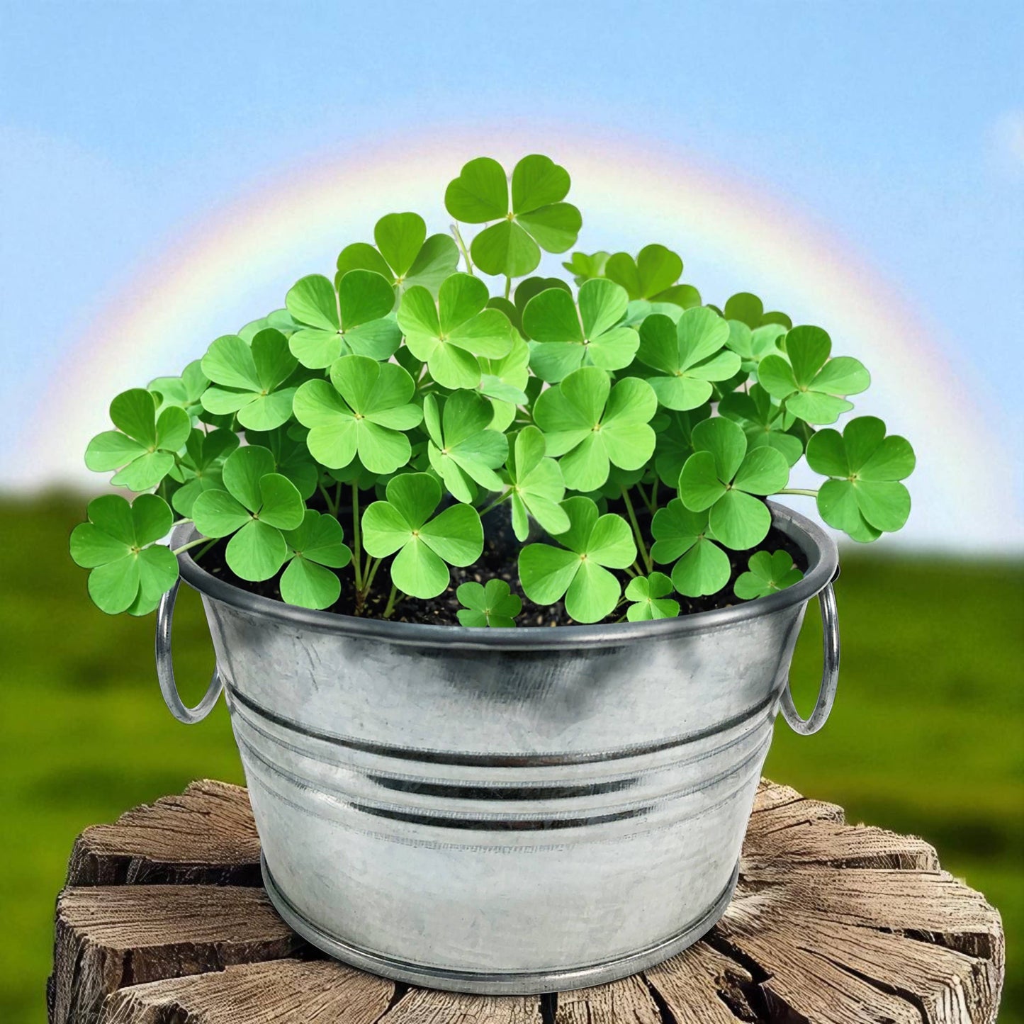 Silver Circle Products - Pot O' Good Luck - Grow Your Own Lucky 4 Leaf Clovers